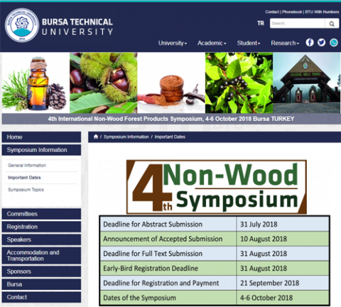 events, Turkey, forest, Bursa, non wood forest products, sustainability, industrial ecology, green production, green chemistry 